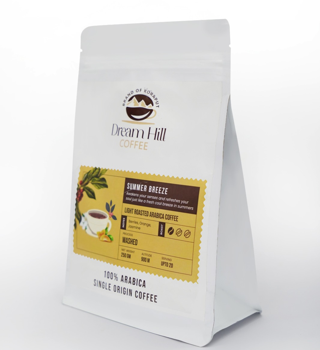 Summer Breeze - Light Roast | Washed (250g, Single Origin, 100% Arabica Coffee) - Image 3